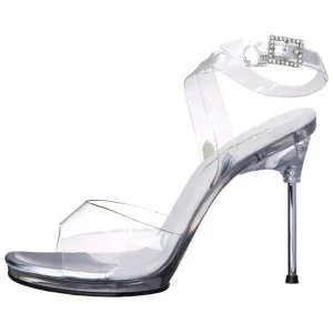 Transparent 11,5 cm CHIC-06 Sandales Talons Aiguilles