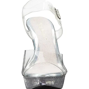 Transparent 13 cm COCKTAIL-508MG Plateforme Sandales Hauts Talons