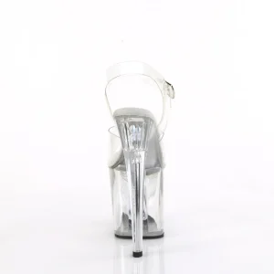 Transparent 19 cm ENCHANT-708AQ2 etincelle sandales avec plateforme