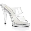 Transparent 12 cm FLAIR-402 mules talons hauts
