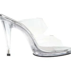 Transparent 12 cm FLAIR-402 mules talons hauts