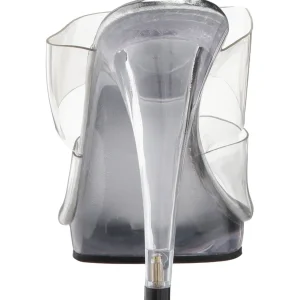 Transparent 12 cm FLAIR-402 mules talons hauts