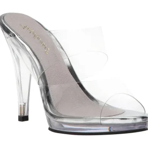 Transparent 12 cm FLAIR-402 mules talons hauts