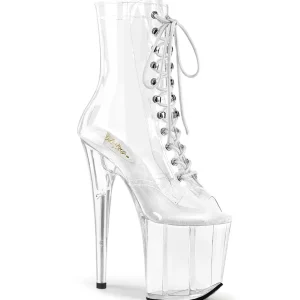 Transparent 20 cm FLAMINGO-1021C bottes plateforme de pole dance