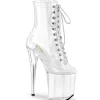 Transparent 20 cm FLAMINGO-1020C bottes plateforme de pole dance