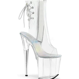 Transparent 20 cm FLAMINGO-1018C bottines plateforme pour femmes