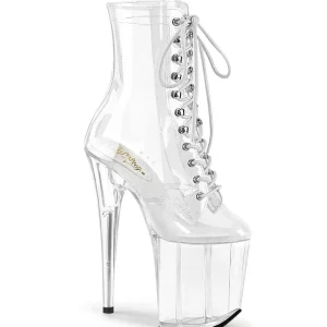 Transparent 20 cm FLAMINGO-1020C bottes plateforme de pole dance