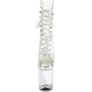 Transparent 20 cm FLAMINGO-1020C bottes plateforme de pole dance