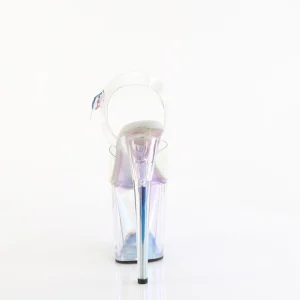 Transparent 20 cm FLAMINGO-808HT Hologramme talons avec plateforme