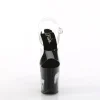 Transparent 20 cm FLA-NLDG-4 haut talon poledance plateforme lumineuses LED