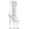 Transparent 23 cm INFINITY-1050C talons très hauts - bottines plateforme extrême