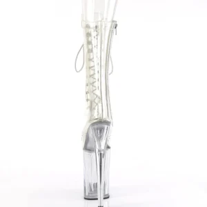 Transparent 23 cm INFINITY-1050C talons très hauts - bottines plateforme extrême