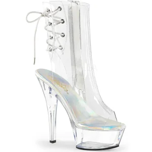 Transparent 15 cm KISS-1018C bottines plateforme pour femmes