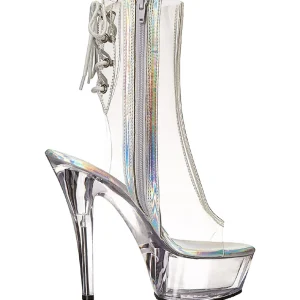 Transparent 15 cm KISS-1018C bottines plateforme pour femmes
