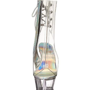 Transparent 15 cm KISS-1018C bottines plateforme pour femmes