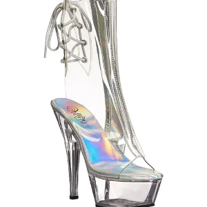 Transparent 15 cm KISS-1018C bottines plateforme pour femmes