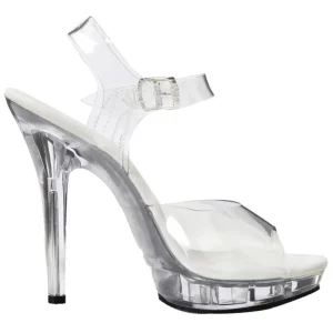 Transparent 13 cm LIP-108 Plateforme Chaussures Talon Haut