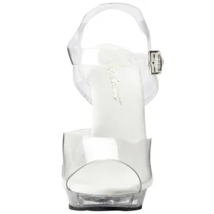 Transparent 13 cm LIP-108 Plateforme Chaussures Talon Haut