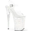 Transparent 23 cm Pleaser INFINITY-908MG chaussures à talons etincelle