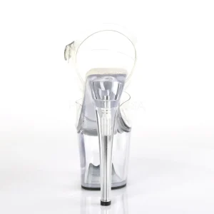 Transparent 18 cm Pleaser RADIANT-708 Plateforme Chaussures Talon Haut