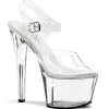 Transparent 18 cm SKY-308 Plateforme Haut Talon