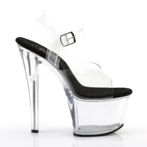 Transparent 18 cm SKY-308-2 Plateforme Haut Talon