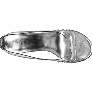 Transparent Cristal 10,5 cm CLEARLY-420 Chaussures Escarpins de Soirée