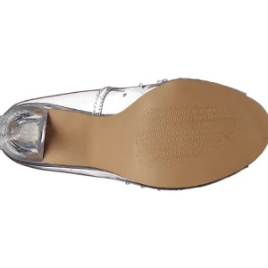 Transparent Cristal 10,5 cm CLEARLY-420 Chaussures Escarpins de Soirée