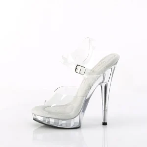 Transparent sandales plateforme 15 cm SULTRY-608 sandales talons hauts fabulicious