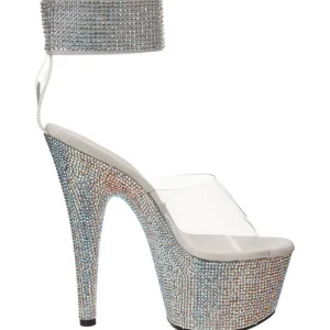Transparent Strass 18 cm BEJEWELED-712RS Plateforme Sandales Talons Hauts