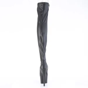 Vegan 18 cm ADORE-3011 bottes overknee bout ouvert plateforme