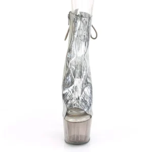 Vegan 18 cm ADORE-1018HCT bottines à talons bout ouvert