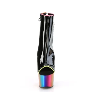 Vegan 18 cm ADORE-1018RC-02 bottines à talons bout ouvert