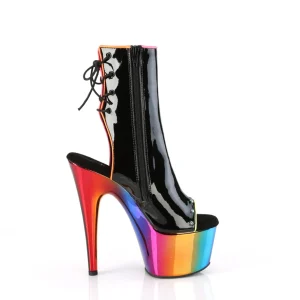 Vegan 18 cm ADORE-1018RC-02 bottines à talons bout ouvert
