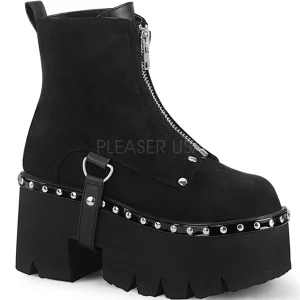 Vegan 9 cm ASHES-100 bottines demoniacult plateforme