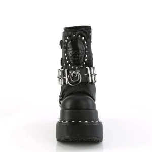 Vegan 11,5 cm BEAR-150 emo bottines compensées plateforme à boucles