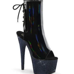 Vegan 18 cm BEJ-1018DM-7 bottines à talons bout ouvert
