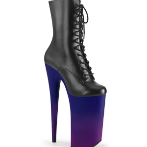 Vegan 25,5 cm BEYOND-1020BP talons très hauts - bottines plateforme extrême