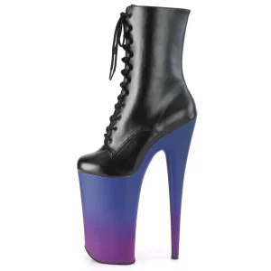 Vegan 25,5 cm BEYOND-1020BP talons très hauts - bottines plateforme extrême