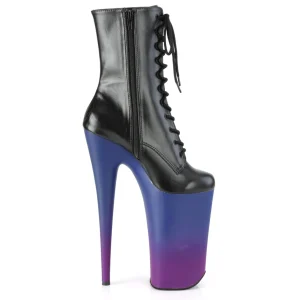 Vegan 25,5 cm BEYOND-1020BP talons très hauts - bottines plateforme extrême
