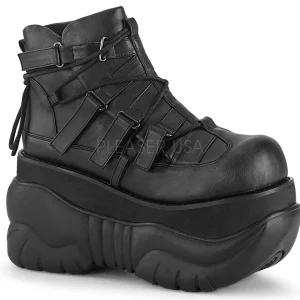 Vegan 10 cm BOXER-13 bottines demoniacult - bottines de cyberpunk unisex