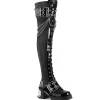 Vegan 7 cm BRATTY-304 bottes cuissardes femme talons hauts chunky heels