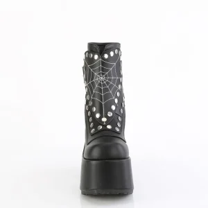 Vegan 13 cm CAMEL-70 emo femmes bottines chunky plateforme à rivets