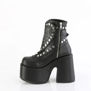 Vegan 13 cm CAMEL-70 emo femmes bottines chunky plateforme à rivets