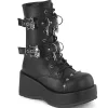 Vegan 7 cm CUBBY-54 emo femmes bottines plateforme à lacets