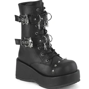Vegan 7 cm CUBBY-54 emo femmes bottines plateforme à lacets