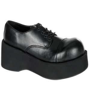 Vegan 8 cm DANK-101 demoniacult plateforme chaussure alternative noir