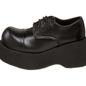 Vegan 8 cm DANK-101 demoniacult plateforme chaussure alternative noir
