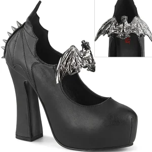 Vegan 13 cm DEMON-18 gothic escarpins plateforme cachée