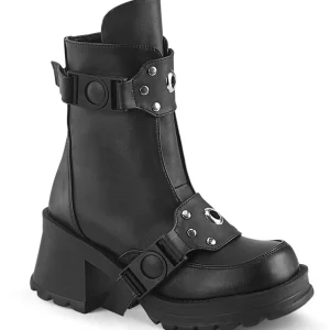 Vegan 7 cm DemoniaCult BRATTY-56 bottines plateforme chunky talons épais